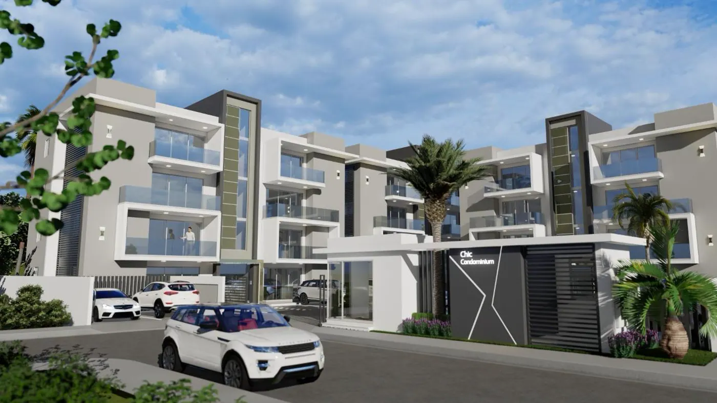 Render exterior de los edificios